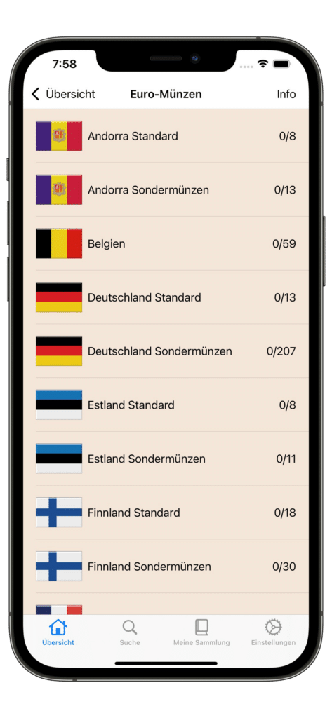 Münzen Datenbank Screenshot 4