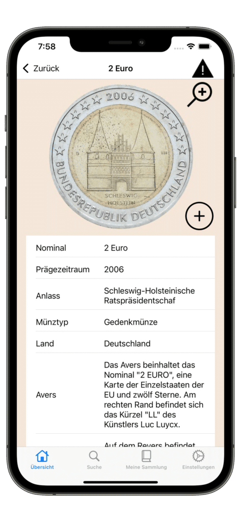 Münzen Datenbank Screenshot 5