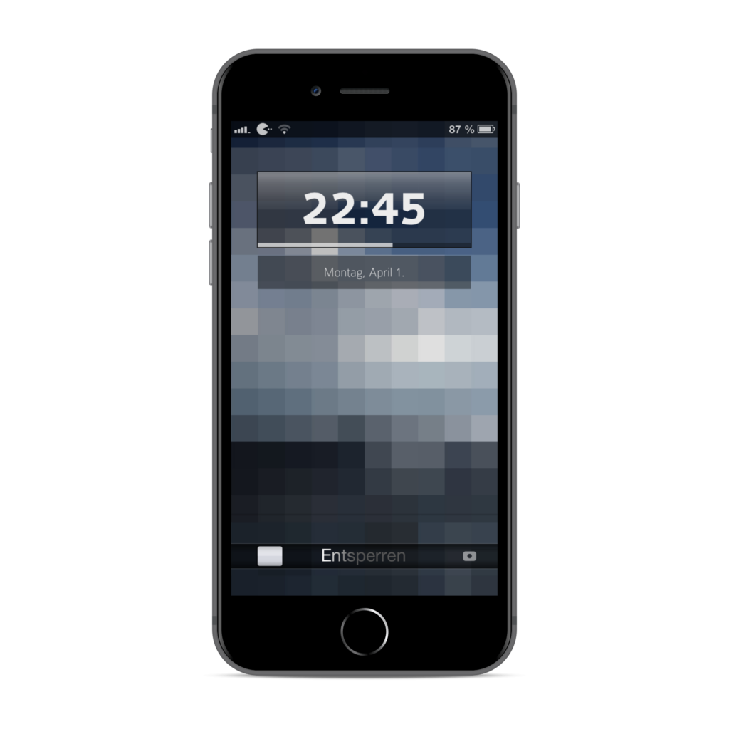 Peekly German Lockscreen Vorschau
